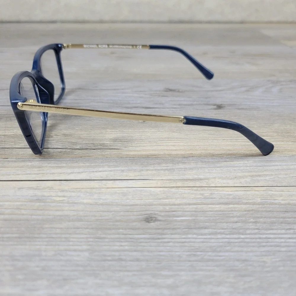 Michael Kors Eyeglasses Frames MK 4069U Hong Kong 3725 Navy Blue Women 54-17-140